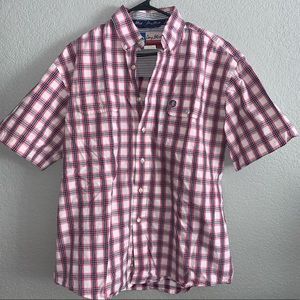 Men’s short sleeved George Strait button up